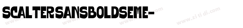 Scalter SansBoldSemE字体转换 Scalter SansBoldSemE字体转换